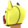 Kinky Puppy Cagoule Puppy Fox Néoprène Jaune-Rouge